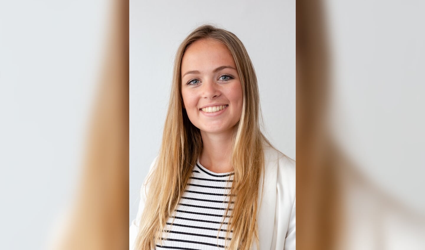 Coördinator Martine Zwarthoed van de VoorleesExpress in Edam-Volendam. 