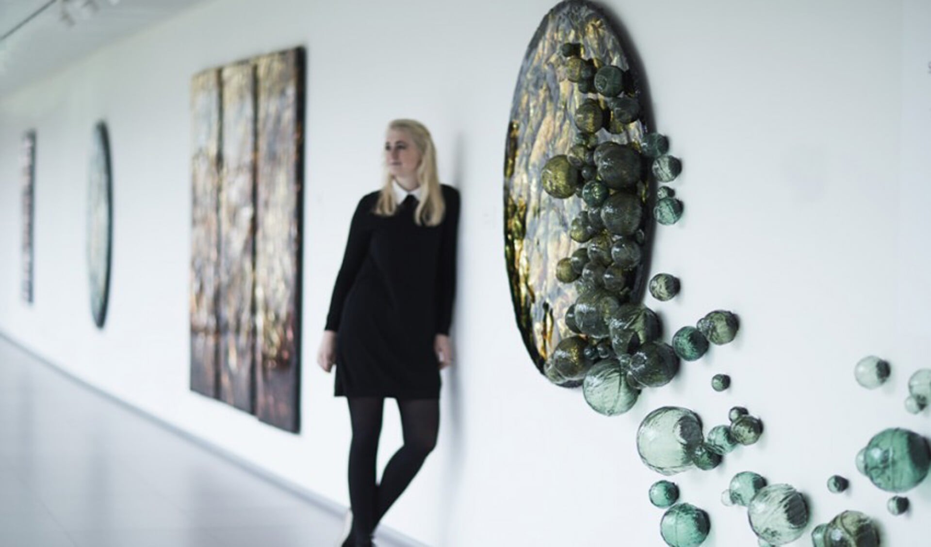 Pleunie Buyink tijdens haar Solo Exhibition Noord Brabants Museum