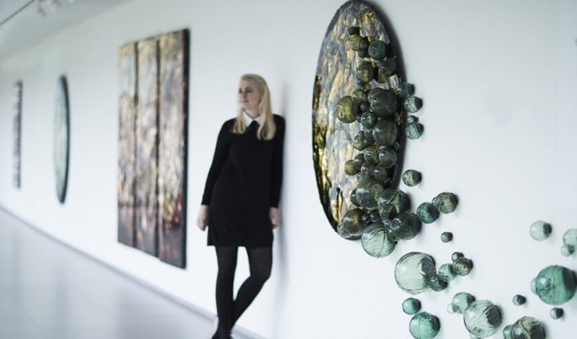 Pleunie Buyink tijdens haar Solo Exhibition Noord Brabants Museum