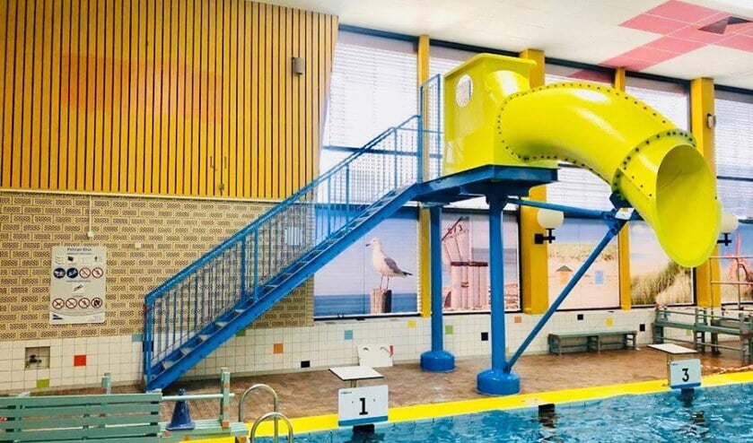 De Pelican Dive: knalgeel glijspektakel in zwembad De Hoornse Vaart. Wanneer deze geopend wordt is nog niet bekend.