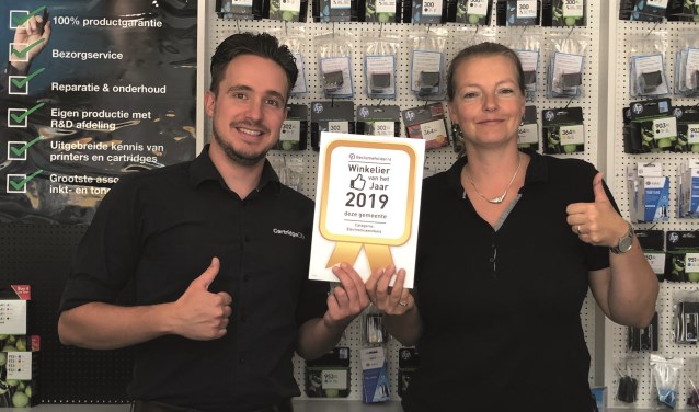 Erwin en Femke vielen met hun zaak in de prijzen.