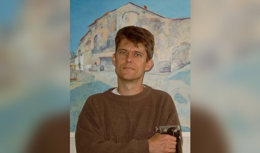 Kunstenaar Henk Zwanenburg.