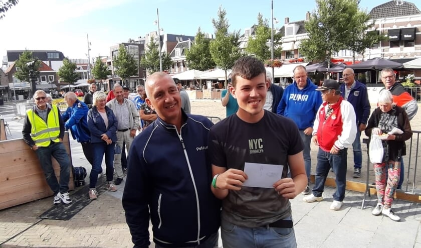 De kampioenen Milo (links) en Sebastiaan.