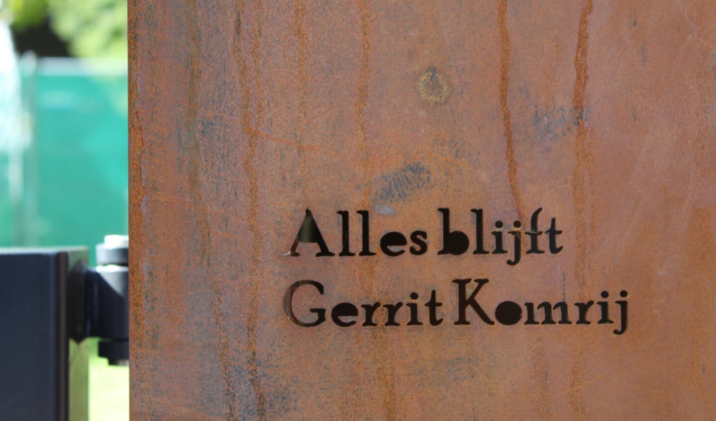 Tekst van de Nederlandse dichter Gerrit Komrij.
