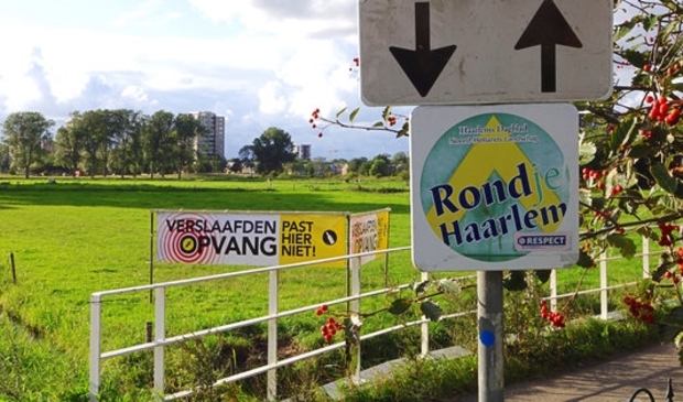 <p>Tegen de komst van de Domus Plus en Skaeve Huse naar Haarlem werd al eerder geprotesteerd.</p>