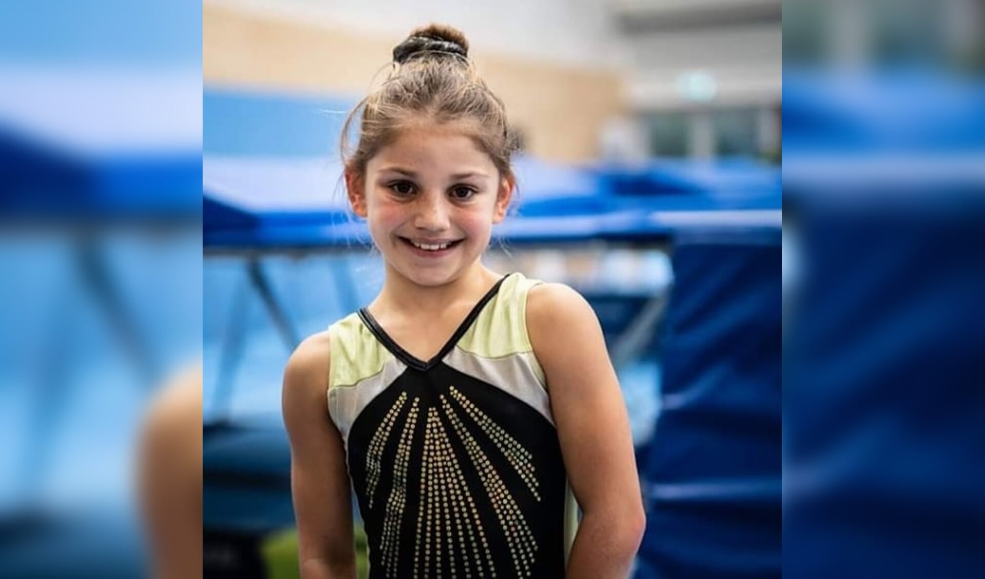 Het elfjarige trampolinetalent Thalissa. 