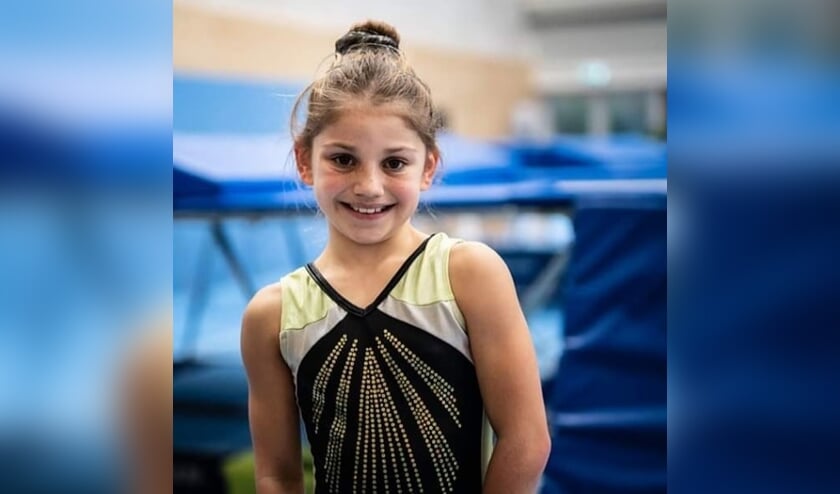 Het elfjarige trampolinetalent Thalissa.