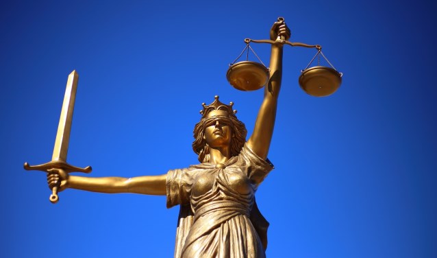 Vrouwe Justitia.