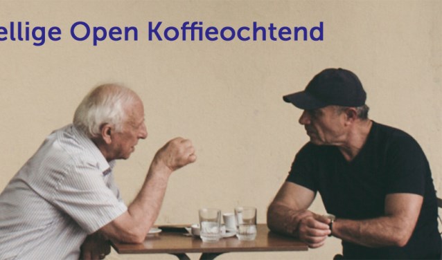 Een goed gesprek onder het genot van een kopje koffie.