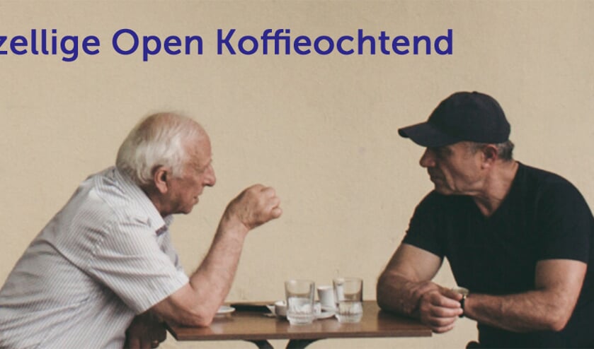 Een goed gesprek onder het genot van een kopje koffie.