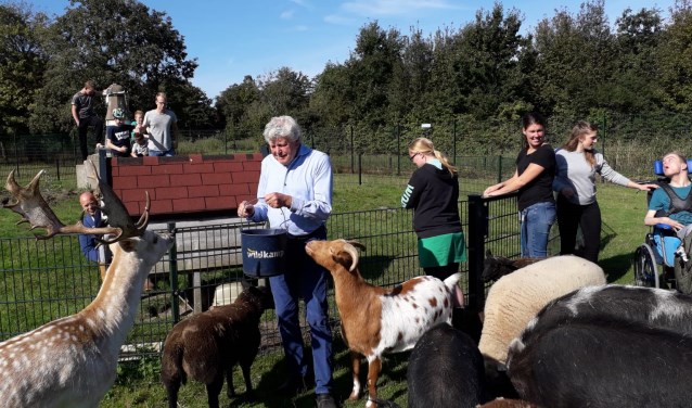 Ger: 'Het dierenparkje is alles voor de kinderen in de Blauwe Reiger en de naastgelegen mythylschool.'