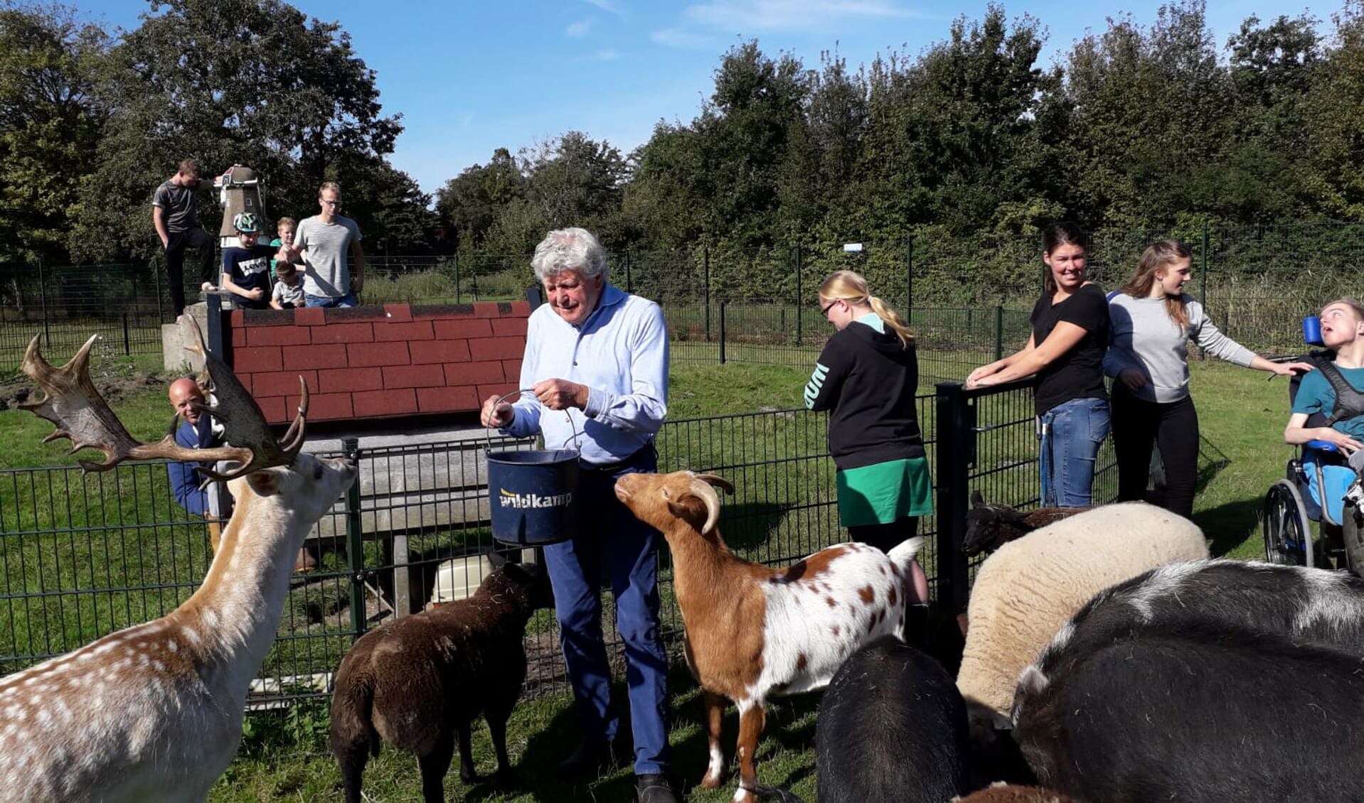 Ger: 'Het dierenparkje is alles voor de kinderen in de Blauwe Reiger en de naastgelegen mythylschool.'