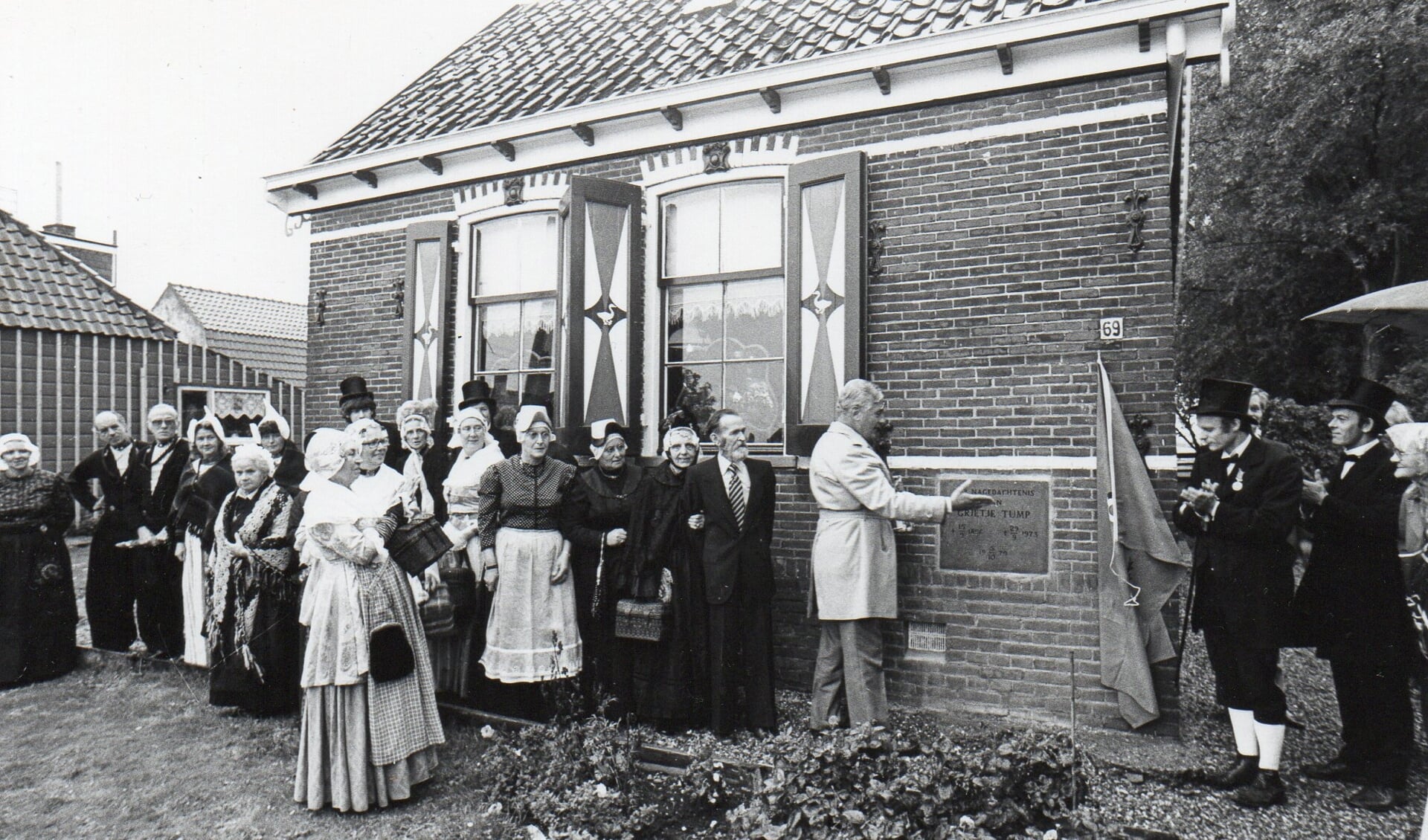 De opening van museum Grietje Tump in 1979
