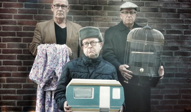 Fragment uit 'De drie verdrietige, eenzame mannen'.