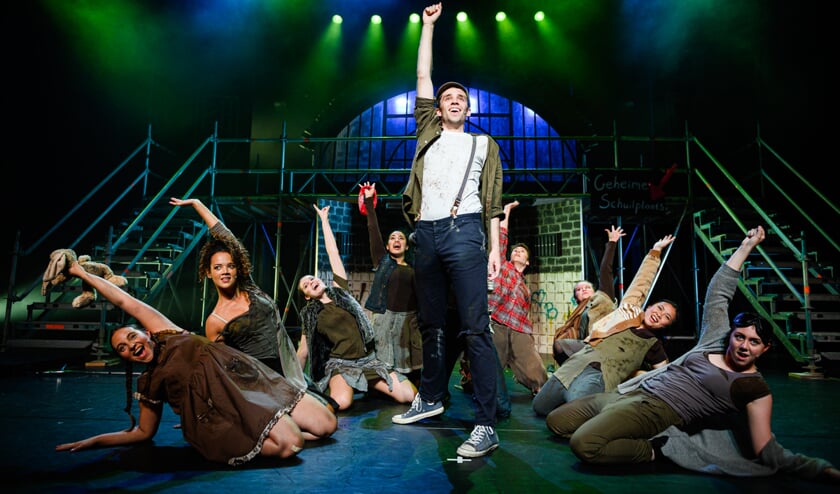Een scène uit de musical van afgelopen seizoen 'Urinetown'.