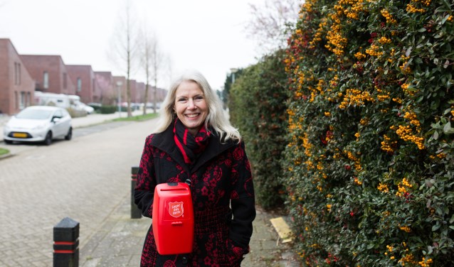 Word collectant voor het Leger des Heils.