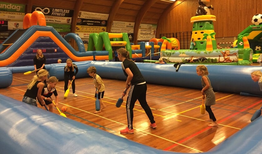 Sporthal De Watertoren wordt omgetoverd tot een waar kinderparadijs.