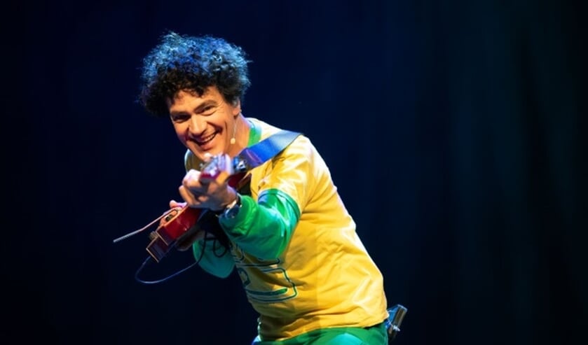 Dirk Scheele in actie.
