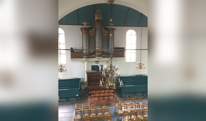 Het orgel van de Oostzijderkerk.