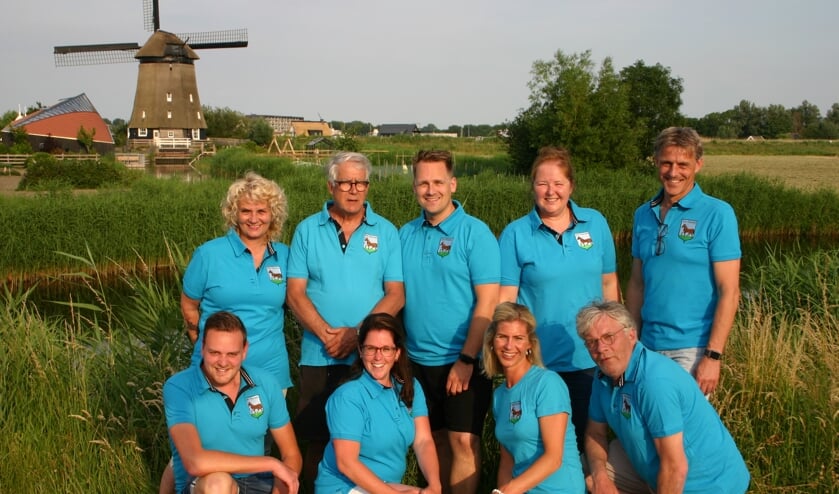 Op de bovenste rij v.l.n.r.: Lydia Bekhuis, Henk van 't Hul, Remco Drost, Carola van Doorn en Vincent Bekhuis Onderste rij v.l.n.r.: Nick Huibers, Ilse Kaastra, Daniëlle de Gier en René Bruns