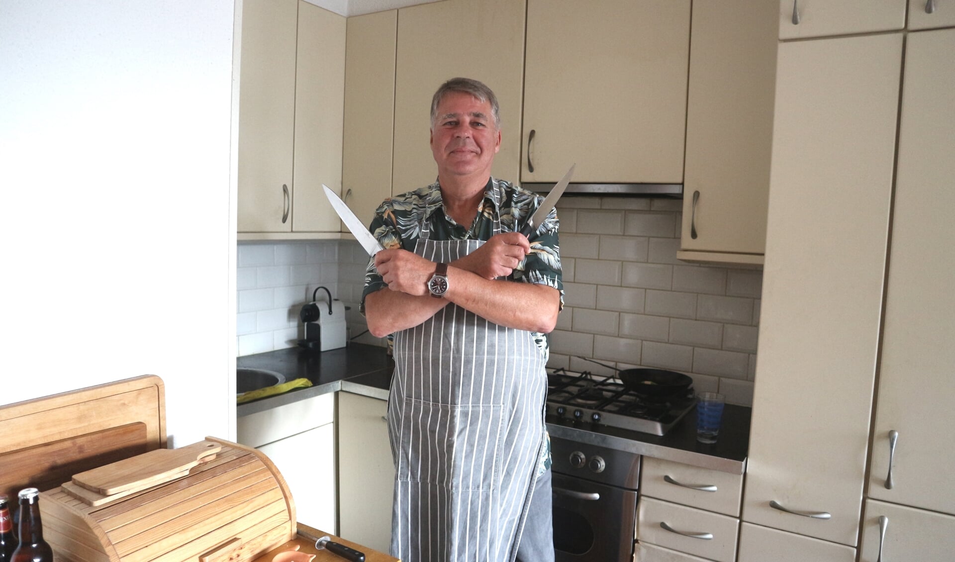 Michel van Ewijk is één van de thuiskoks die  mee doet met 'de Kook Voor Je Buur 10Daagse.' 