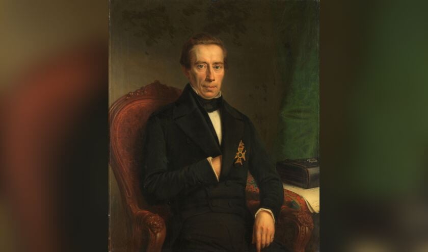 Portret van Thorbecke in 1853, door Johann Heinrich Neuman. Collectie Rijksmuseum.