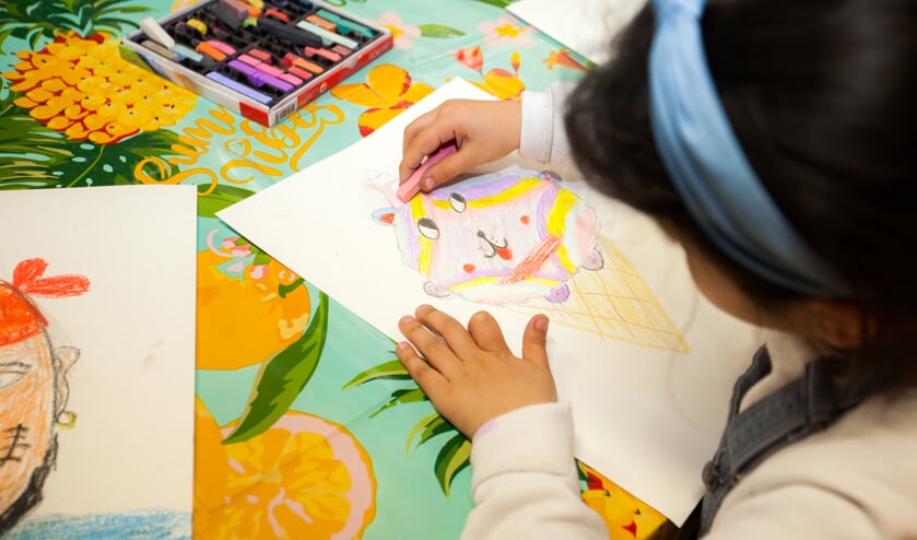 Tekenen kan bij het Cultuurhuis voor kinderen en jongeren.