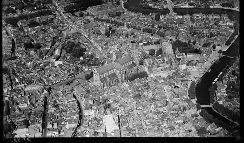 Haarlem van bovenaf.