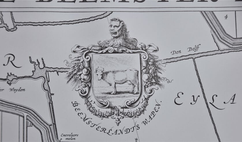 Detail uit kaart Beemster.