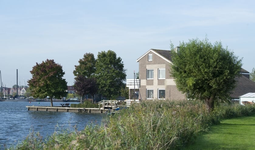Huis aan het water.