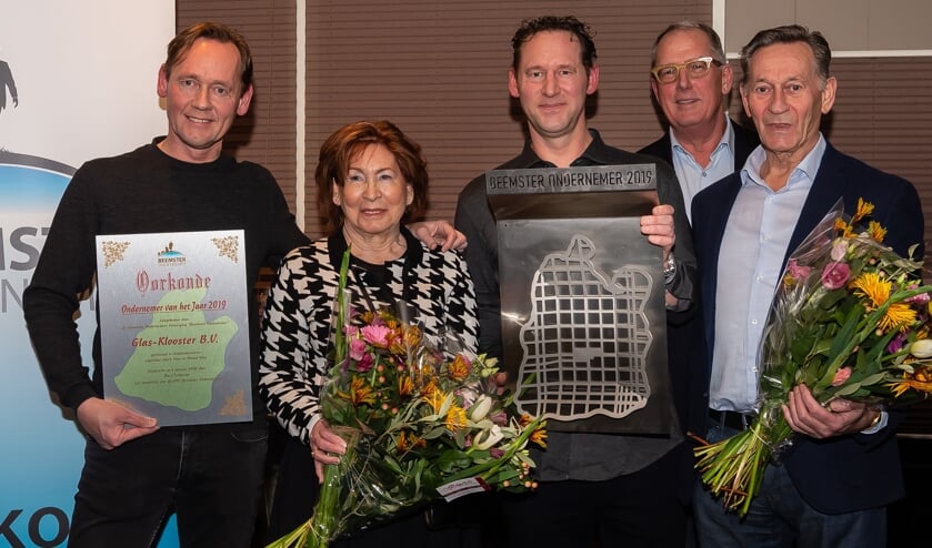 Familiebedrijf Glas-Klooster B.V. is Beemster Ondernemer 2019