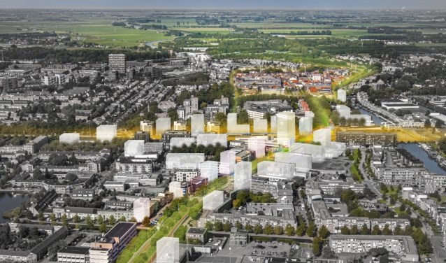 Artist impression van het gebied zoals dat er over jaren uit moet zien.