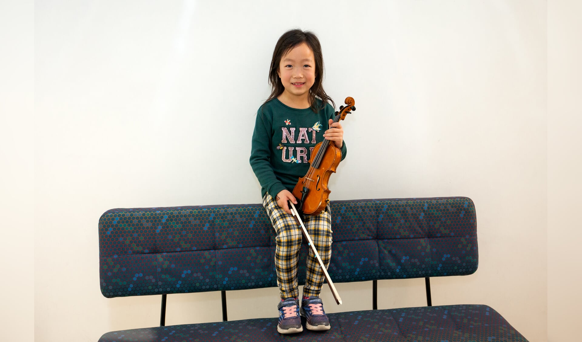 Zeker 50 leerlingen van Cultuurhuis Heemskerk hebben viool- en celloles volgens de Suzuki methode.