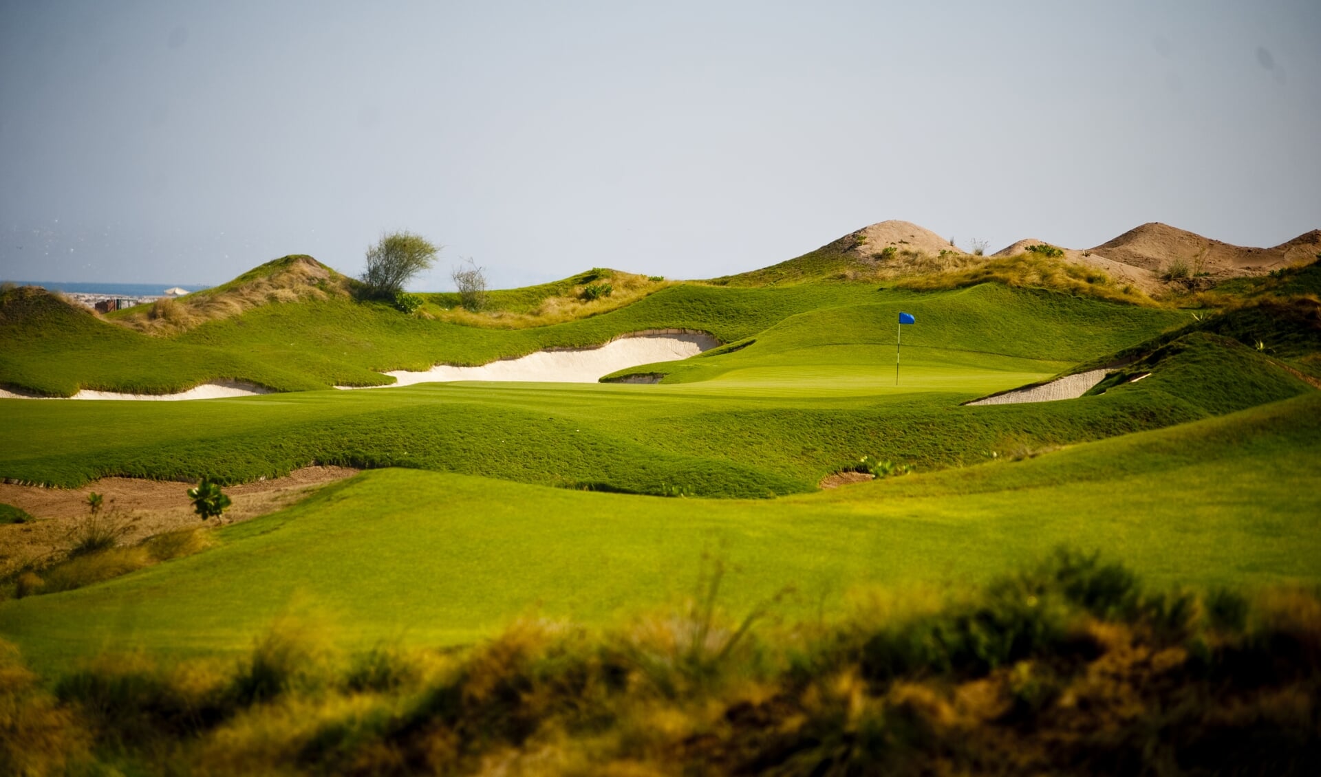 De geweldige Al Mouj Golf Club, waar Joost Luiten in 2018 nog toernooiwinnaar werd.
