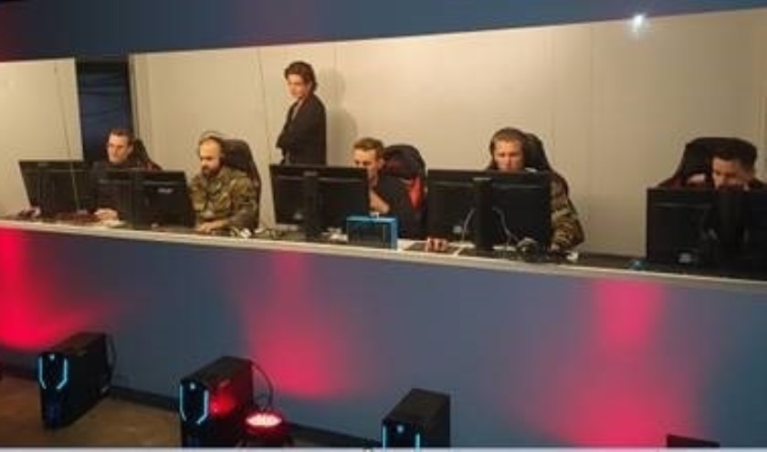 Marineteam in actie.