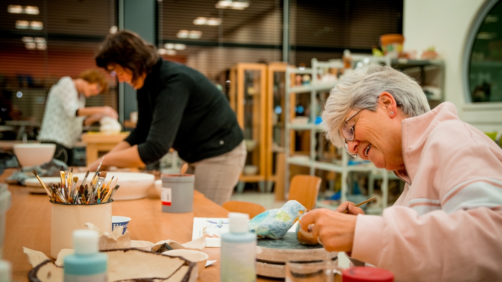 <p>Ga lekker creatief aan de slag in het atelier van Cool.</p>