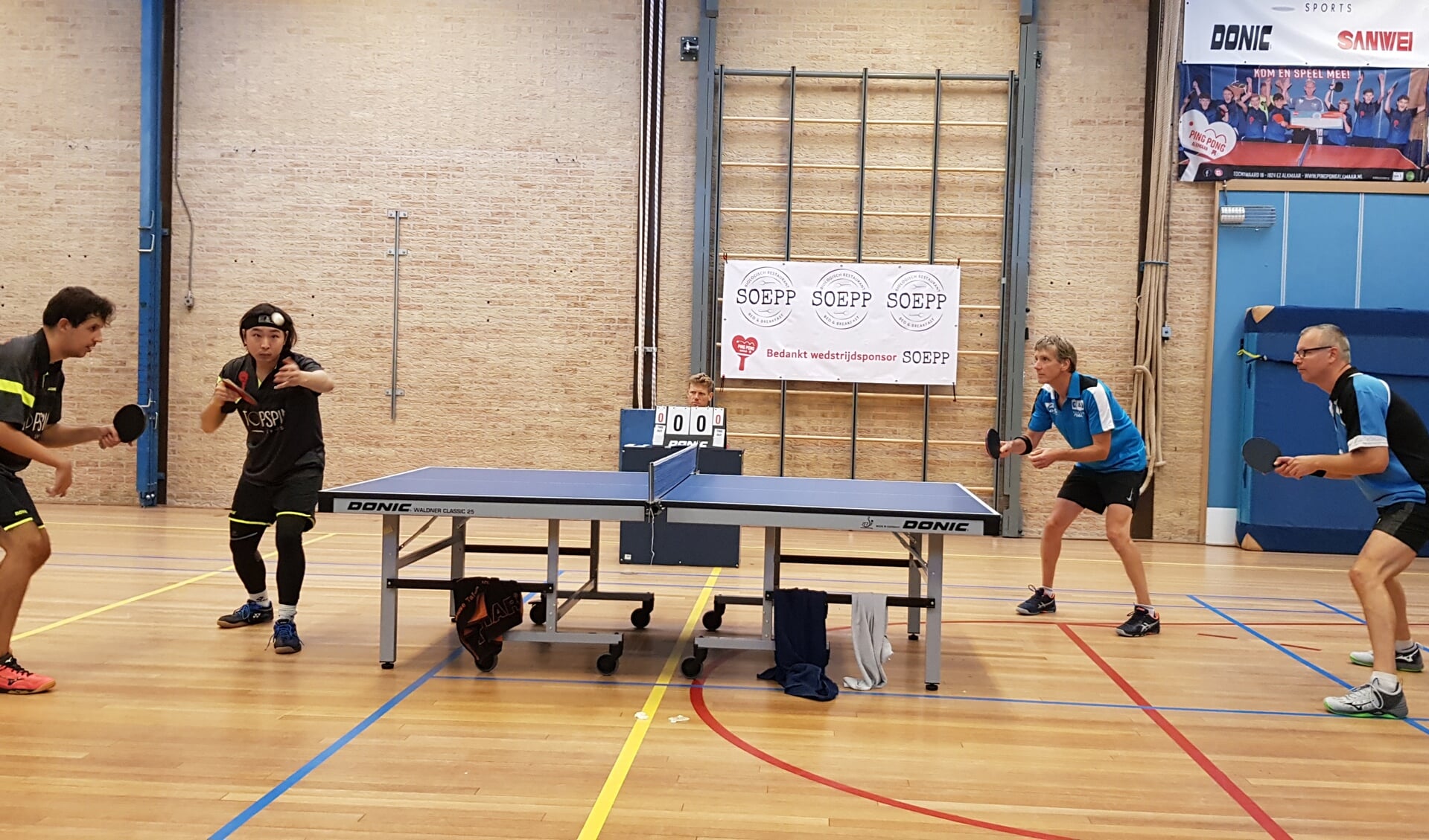 Bij Ping Pong Alkmaar zijn alle mensen en alle niveau's welkom. 