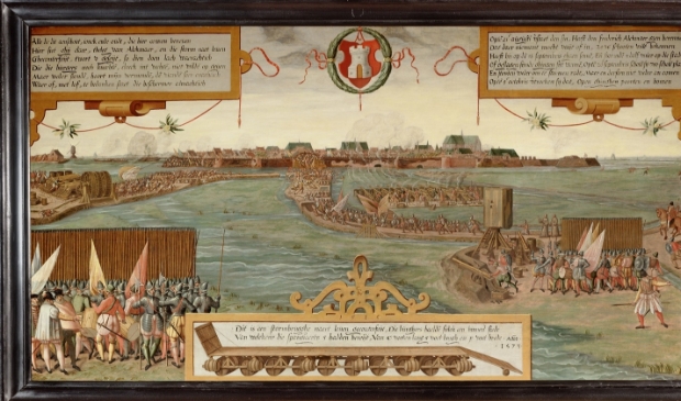 <p>Het beleg van Alkmaar.</p>
