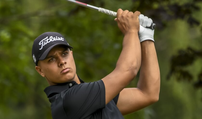 Mike Toorop, beste Nederlander in de Qualifying School van de Pro Golf Tour.