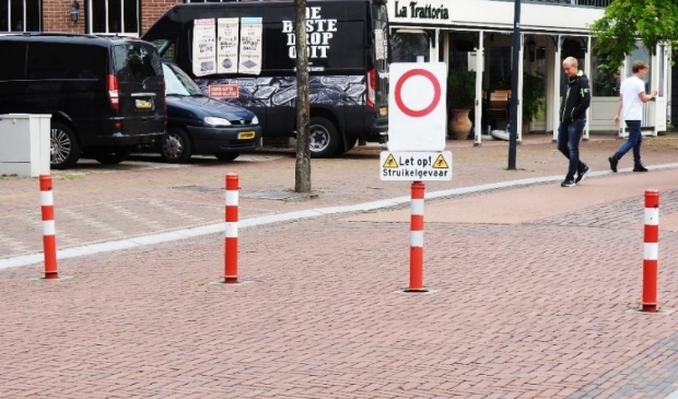<p>Overduidelijk alleen op vrijdag, ‘afgesloten’! </p>