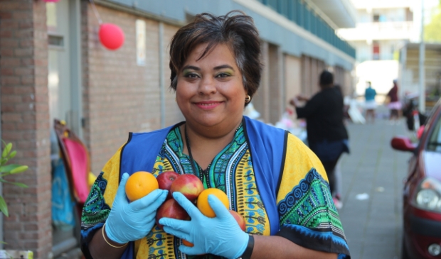 Risma met fruit.