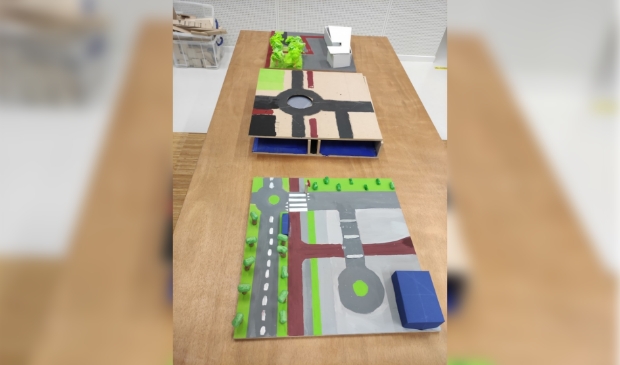 <p><em>De leerlingen van het Sint Michael College maakten maquettes van de verkeerssituatie en de mogelijke oplossingen.</em></p>
