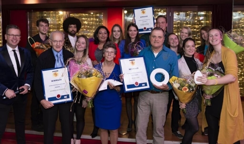 De winnaars van de vrijwilligersprijs in 2019