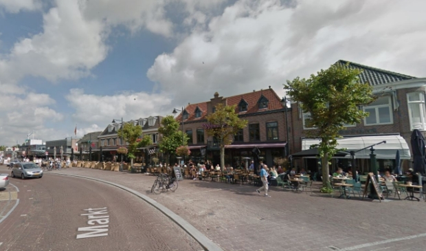 De situatie op de Markt in Schagen wordt weer normaal.