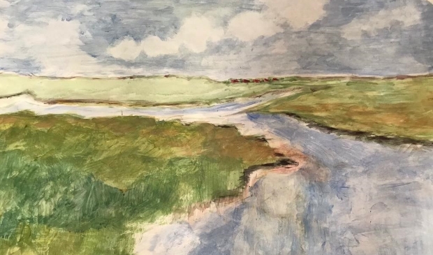 <p>Waterland door Tera te Velde, deelnemer Atelier Watergang.</p>