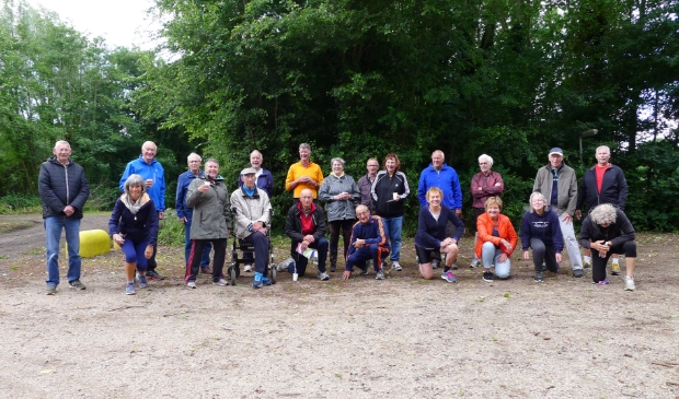 <p>De laatste leden van de trimclub Enkhuizen.</p>