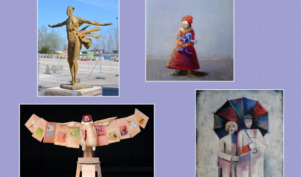 <p>Een compilatie van de kunstwerken van beide kunstenaars.</p>