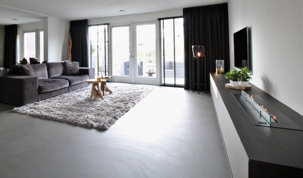 <p>Gietvloer: stijlvolle basis.</p>