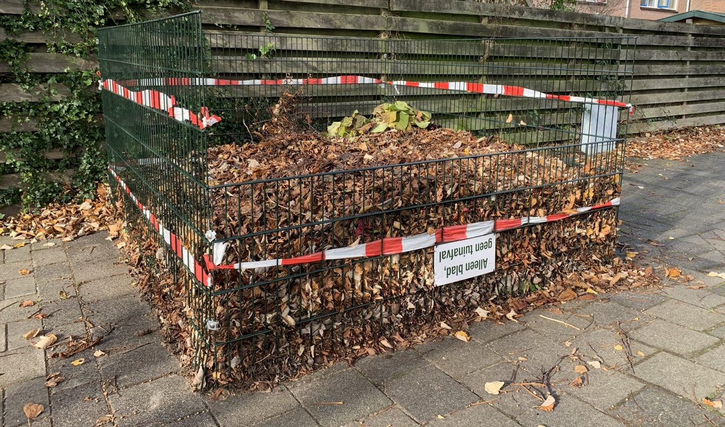 Een van de bladkorven.