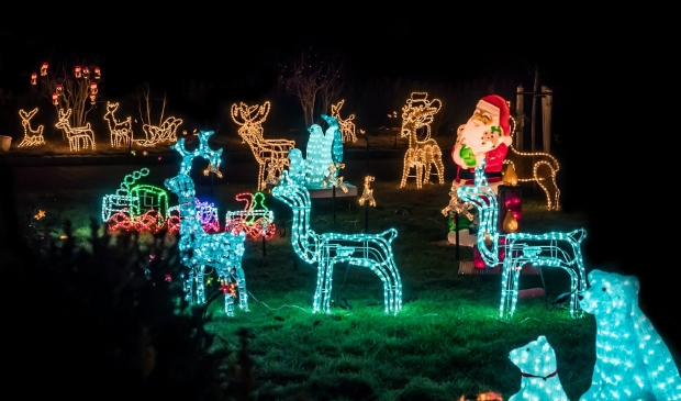Kerstverlichting.